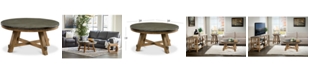 Furniture Breslin Bluestone Round Coffee Table